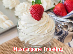 mascarpone frosting o glaseado